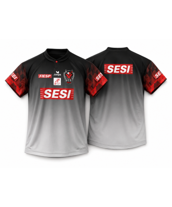 CAMISA DE JOGO SESI BAURU VOLEI CINZA - CT